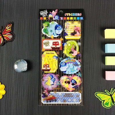 Hot Melt Adhesive Silver Foil Stickers DIY Source Material PVC Clear Sticker