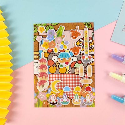 Professional OEM 3D Cartoon Stickers PVC Soft Film Foam Letter Stickers